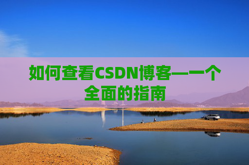 如何查看CSDN博客—一个全面的指南